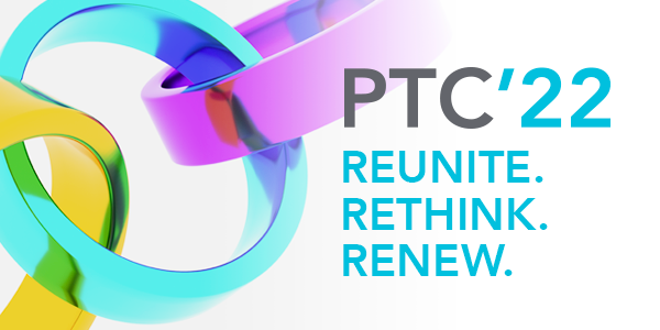 PTC22 Logo Lockup Banner Alt White 600x300px