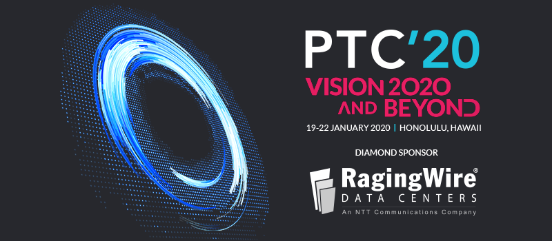 RagingWire Data Centers - PTC20 Diamond Sponsor